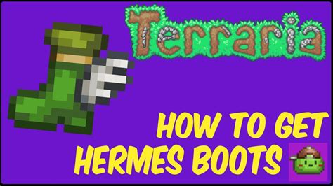 terraria hermes boot|Terraria Hermes boots crafting.